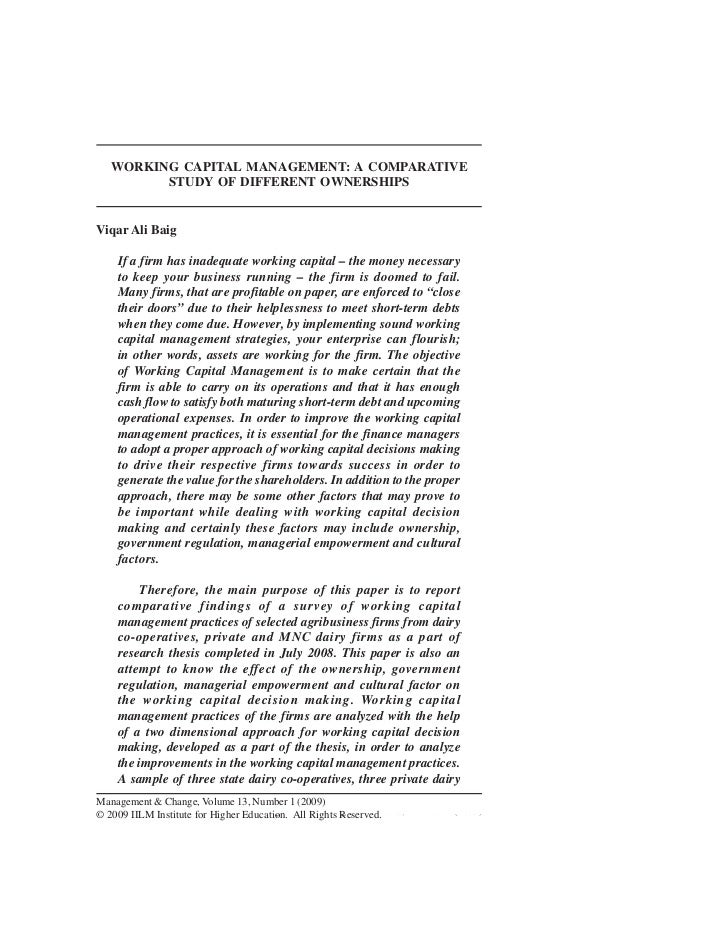 phd thesis working capital management phd thesis working capital management
